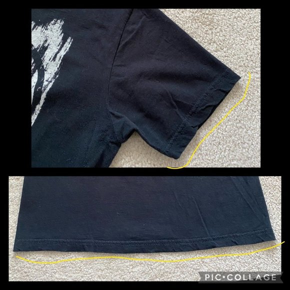 Of Mice & Men M Black Gray Logo Band Graphic Band Tee T-Shirt Metalcore Music - Picture 9 of 12